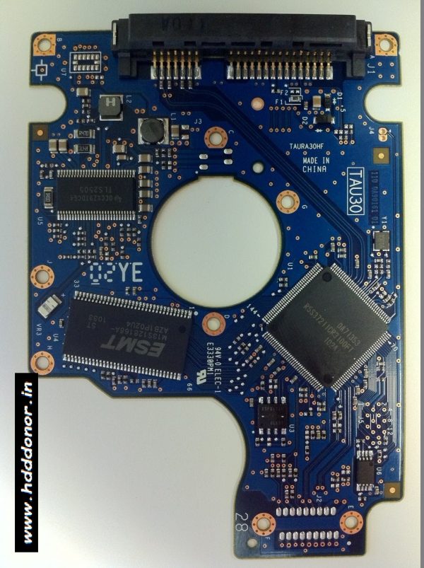 Hitachi HGST HTS545032B9A300, 0A57913, DA2839, ESMT, 220 0A90161 01, 2.5″ SATA Hard Drive Donor PCB