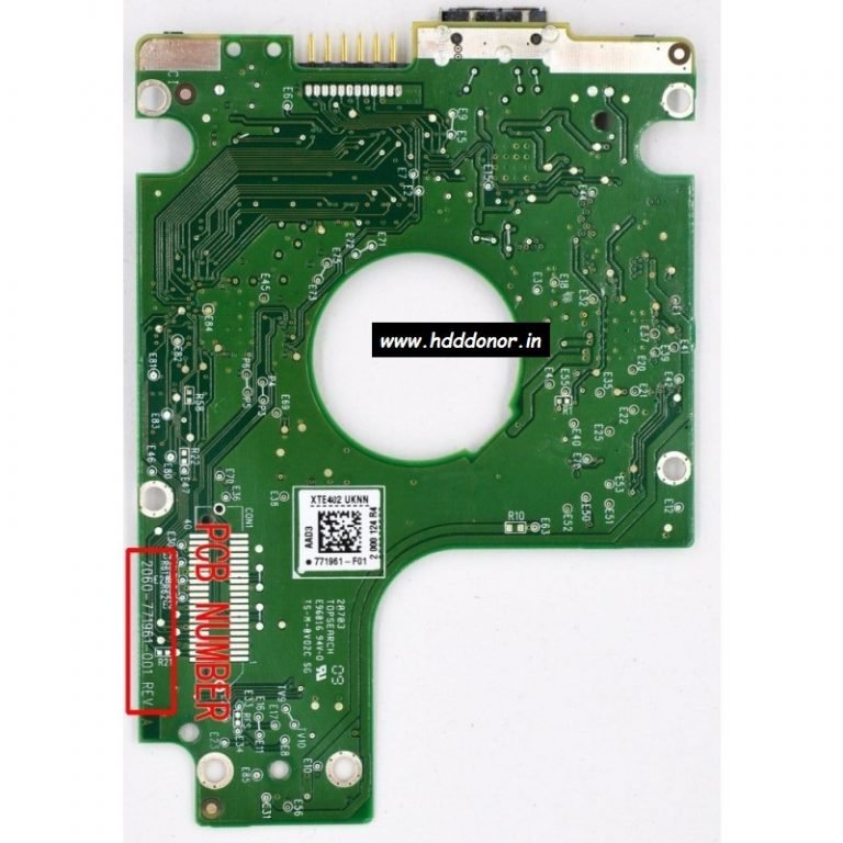 Carte électronique (PCB) Pour Disque Dur WD10JMVW-11AJGS1 - Référence 2060-771961-001 Western Digital - Occasion