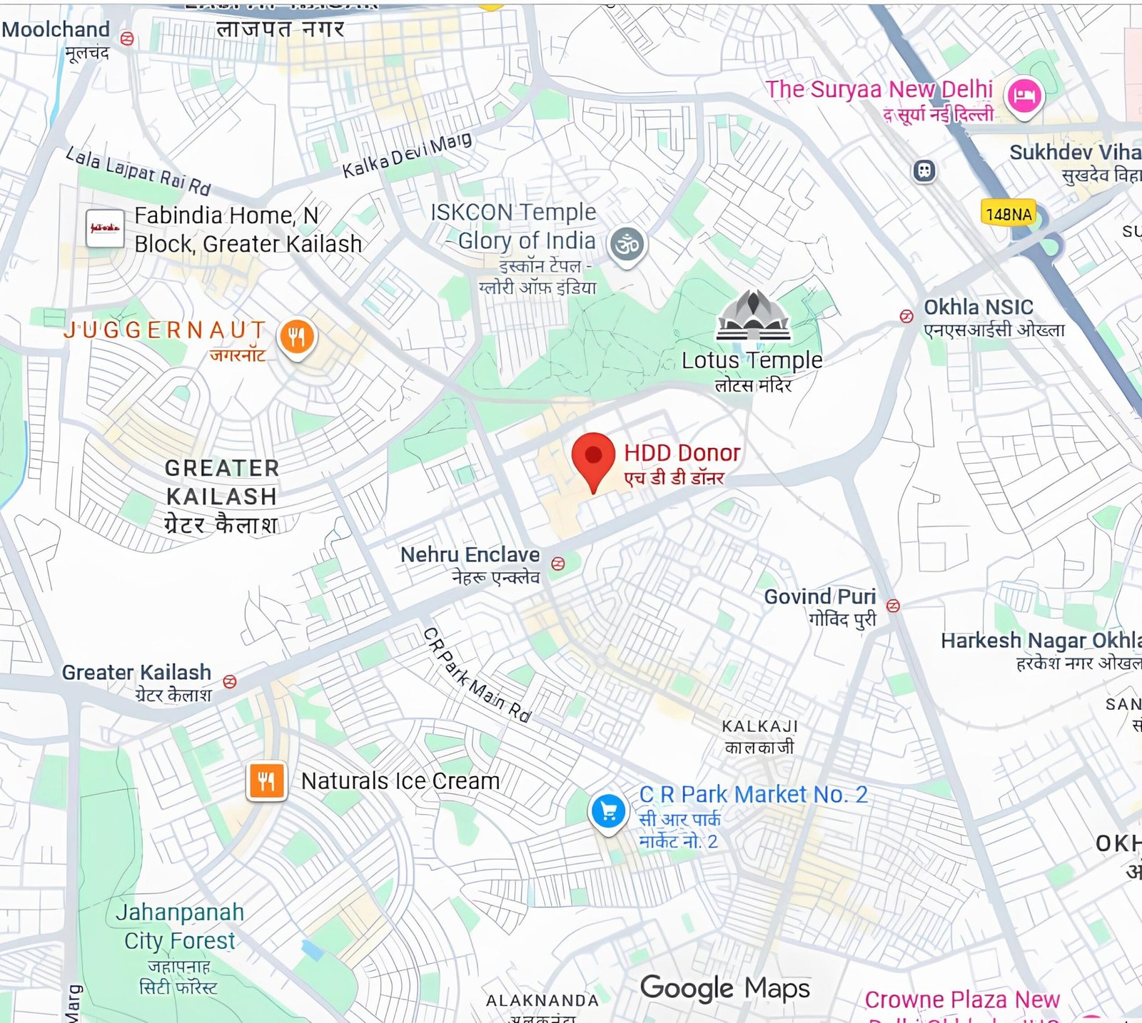 HDD Donor Google Business